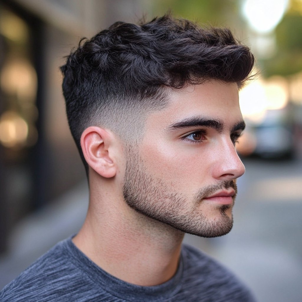 medium taper fade