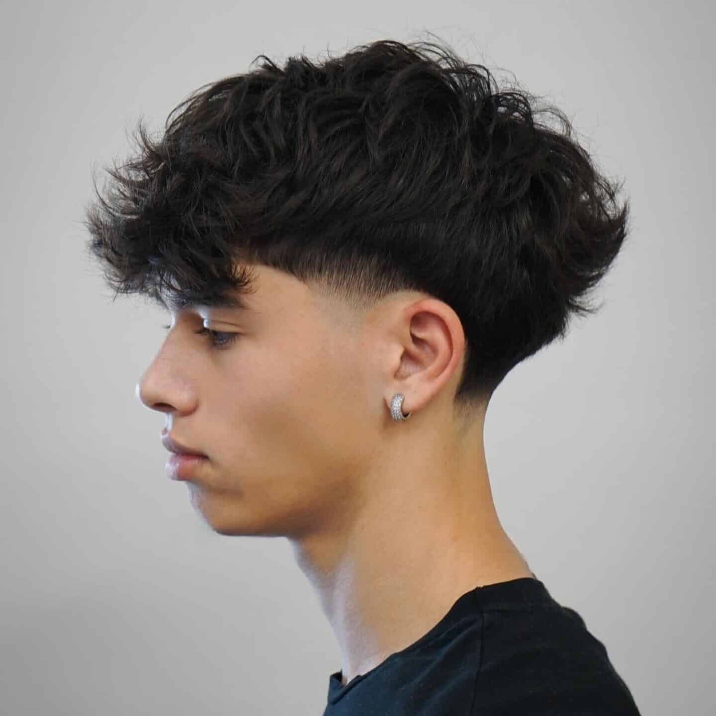 blowout taper with textured fringe