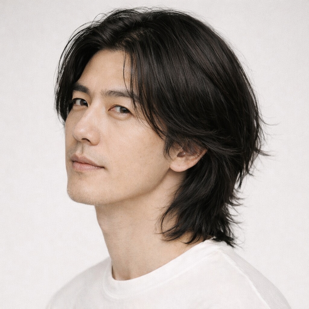 wolf cut edgy hair style