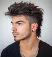 burst fade mullet