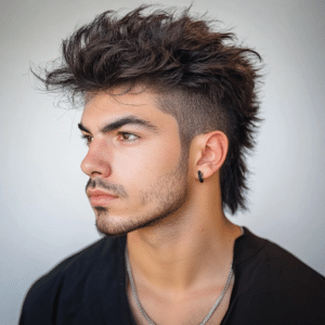 burst fade mullet