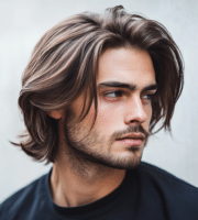 men's lob haircut