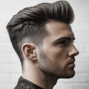 modern pompadour cut