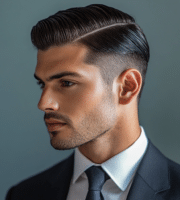 key differences between the side part vs comb-over hairstyles.