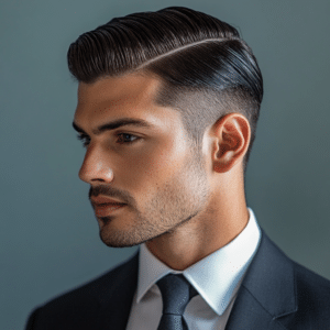 key differences between the side part vs comb-over hairstyles.