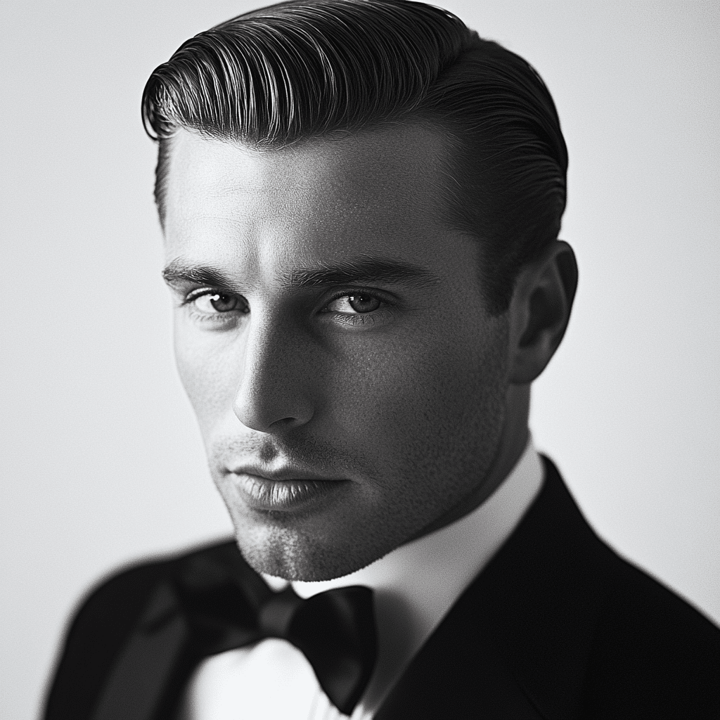 formal hairstyles for men - the executive contour