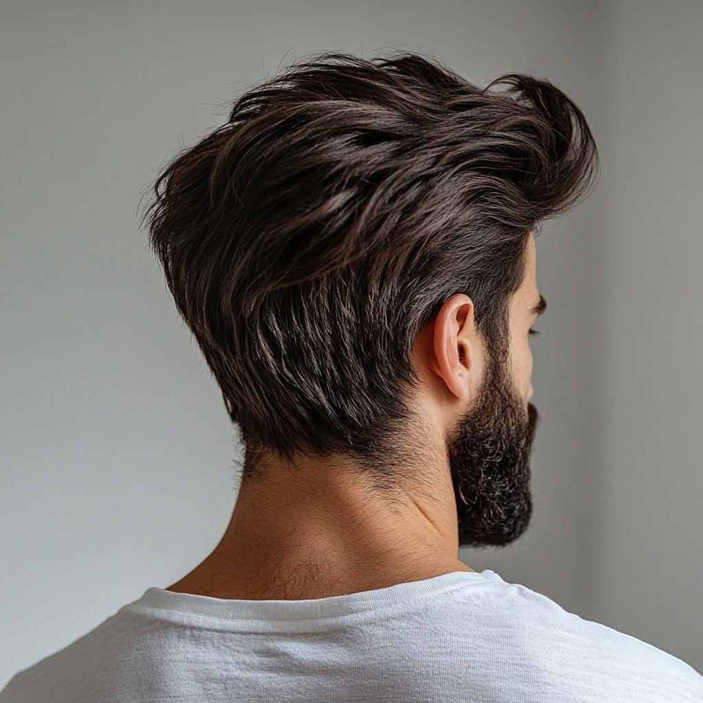 back layered haircut