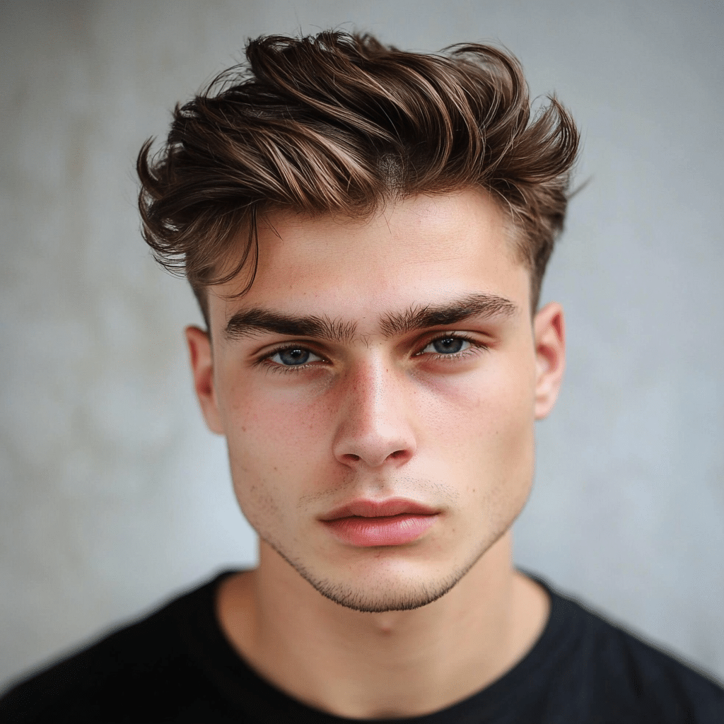 wavy quiff