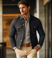 how to wear a denim jacket