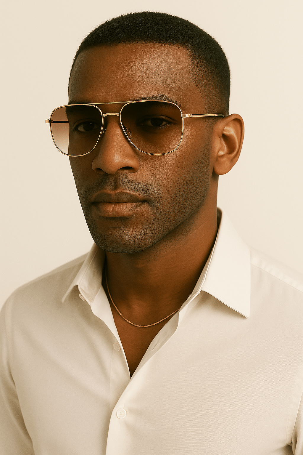 1970s inspired aviator sunglasses for men