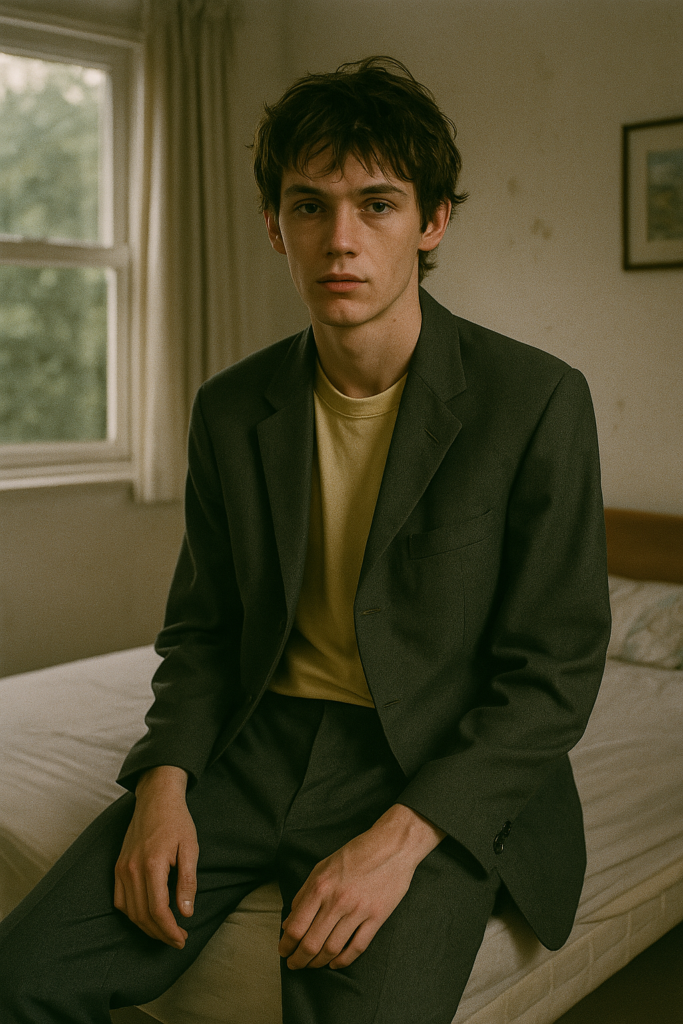 mens London fashion editorial 90s
