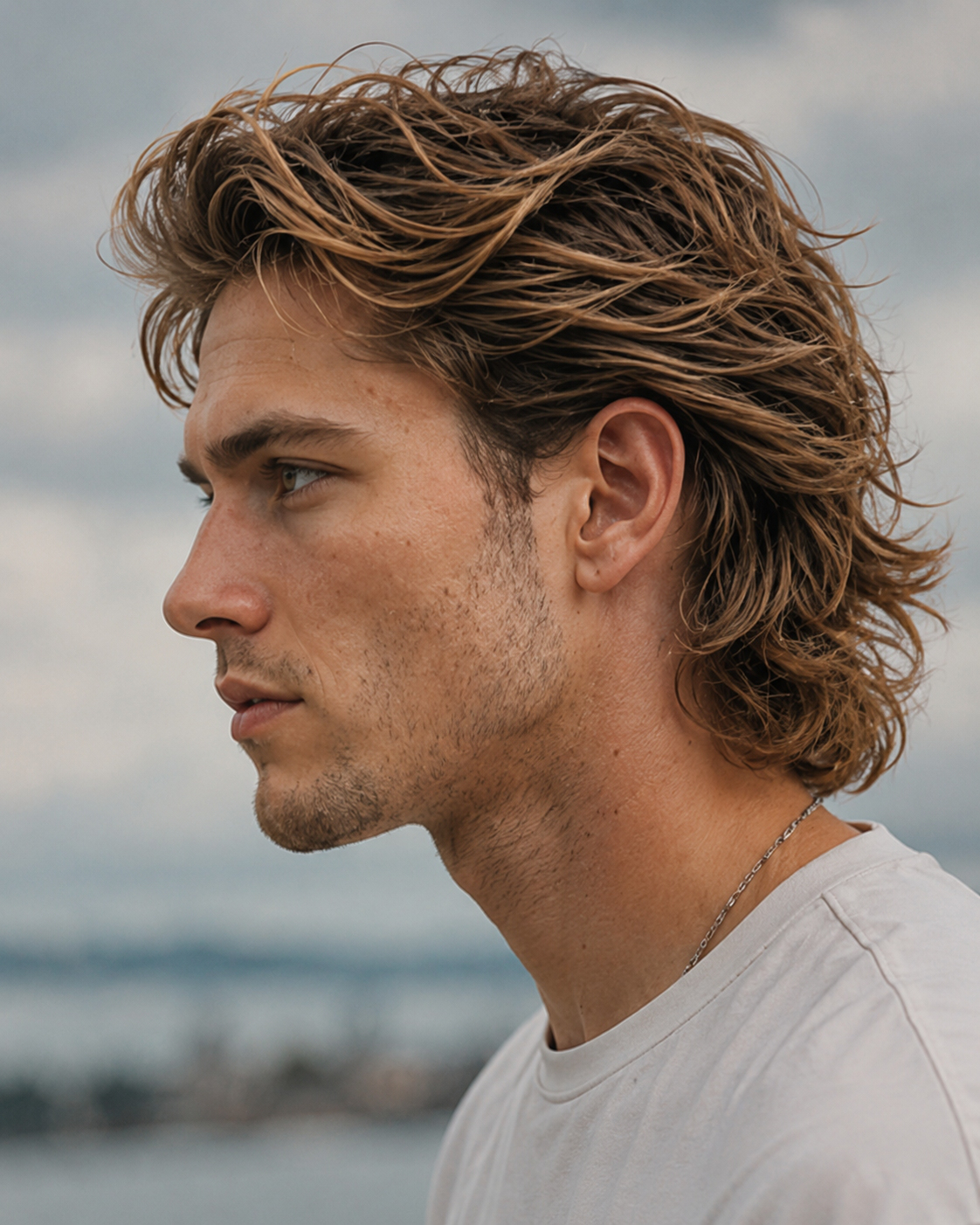 surfer blowout mullet haircut