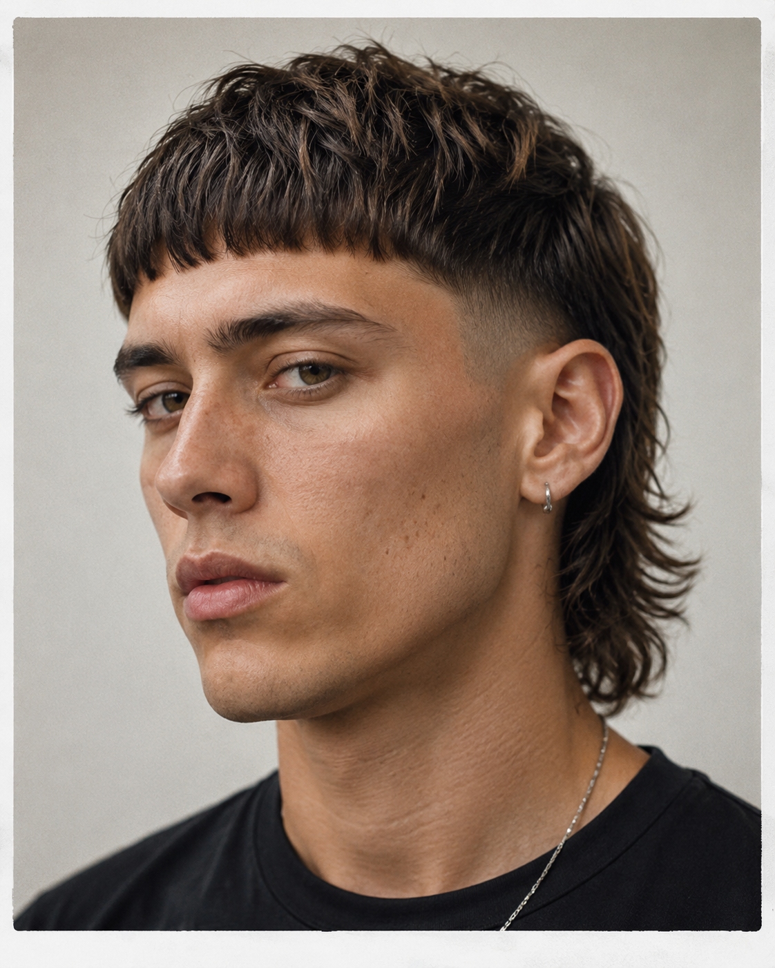 bowl cut modern mullet haircut