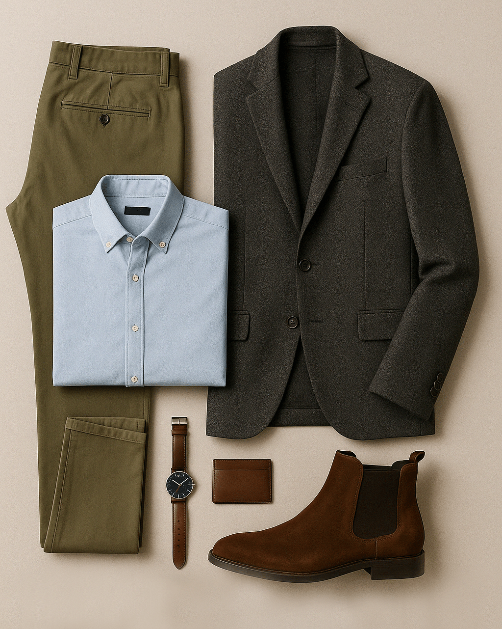 business casual men essentials