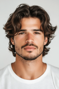 curtain-bangs-wavy-hair