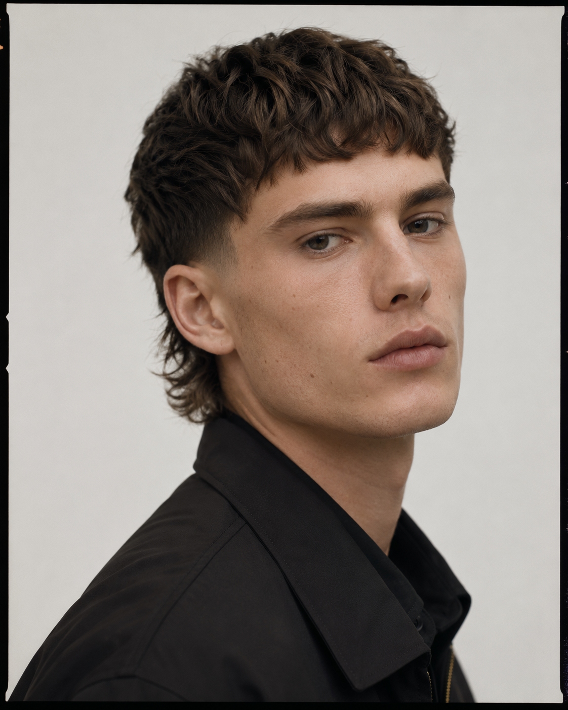 French crop modern mullet haircut