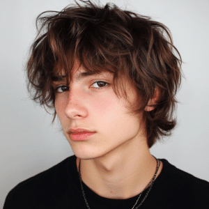 messy shaggy boy cuts