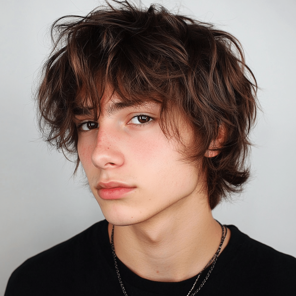 Messy Shaggy Boy Cuts