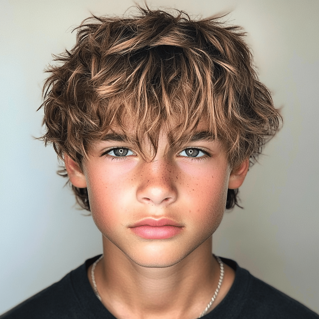 Short Messy Shaggy Boy Cuts