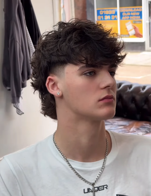 messy mullet