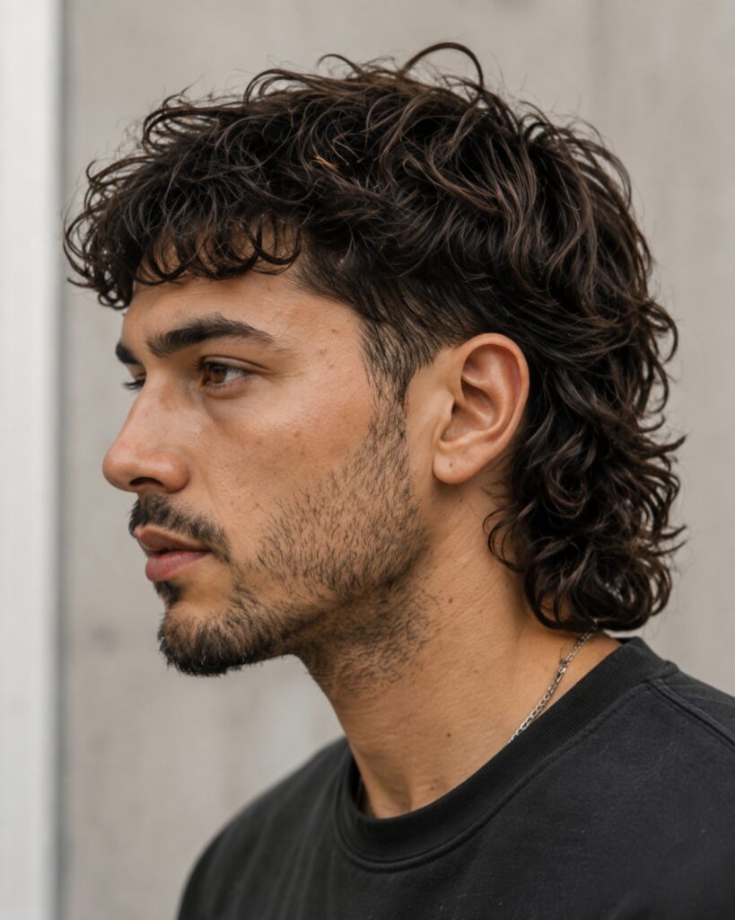 natural no-fade modern mullet haircut