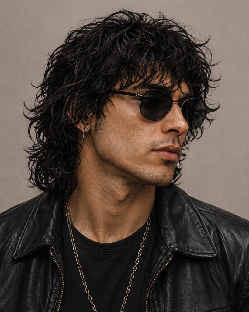 rockstar modern mullet haircut