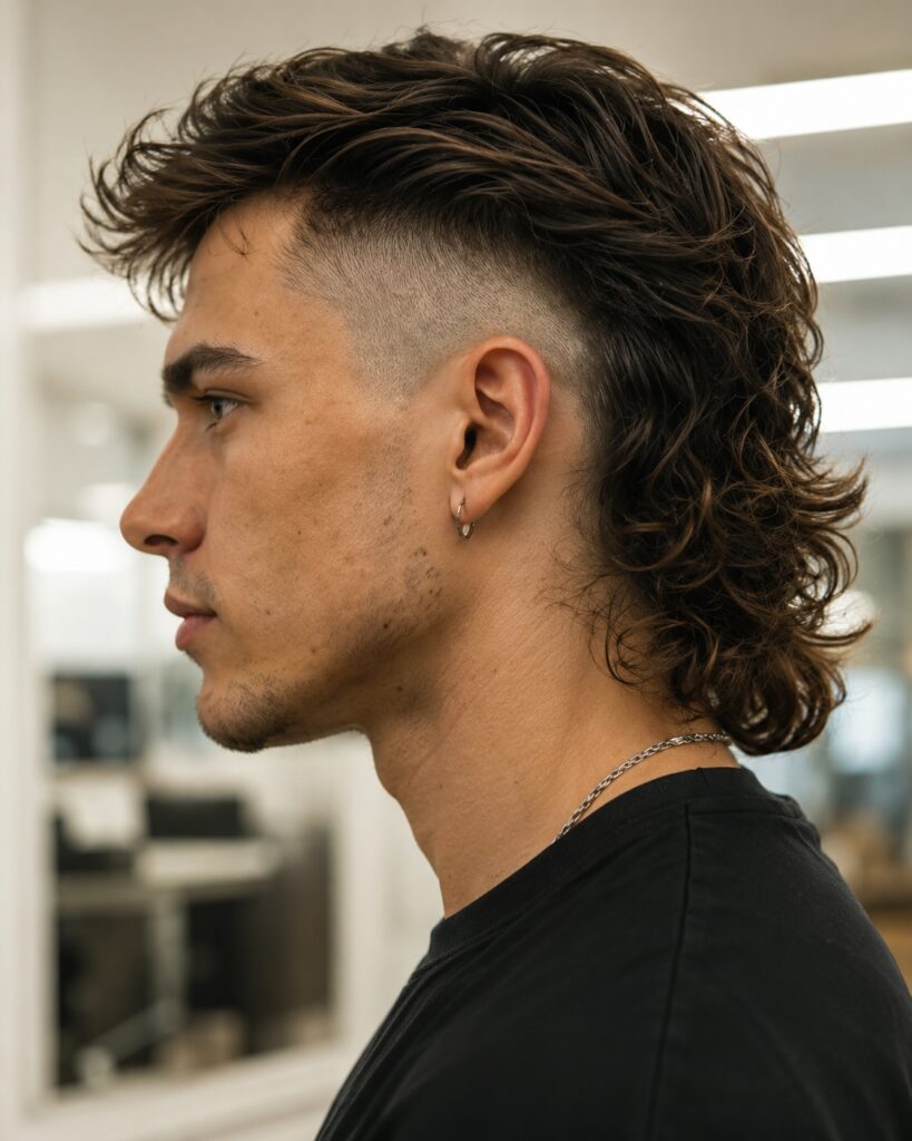 undercut modern mullet haircut