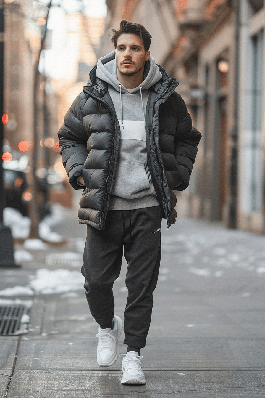 winter outfits for men - streetwear