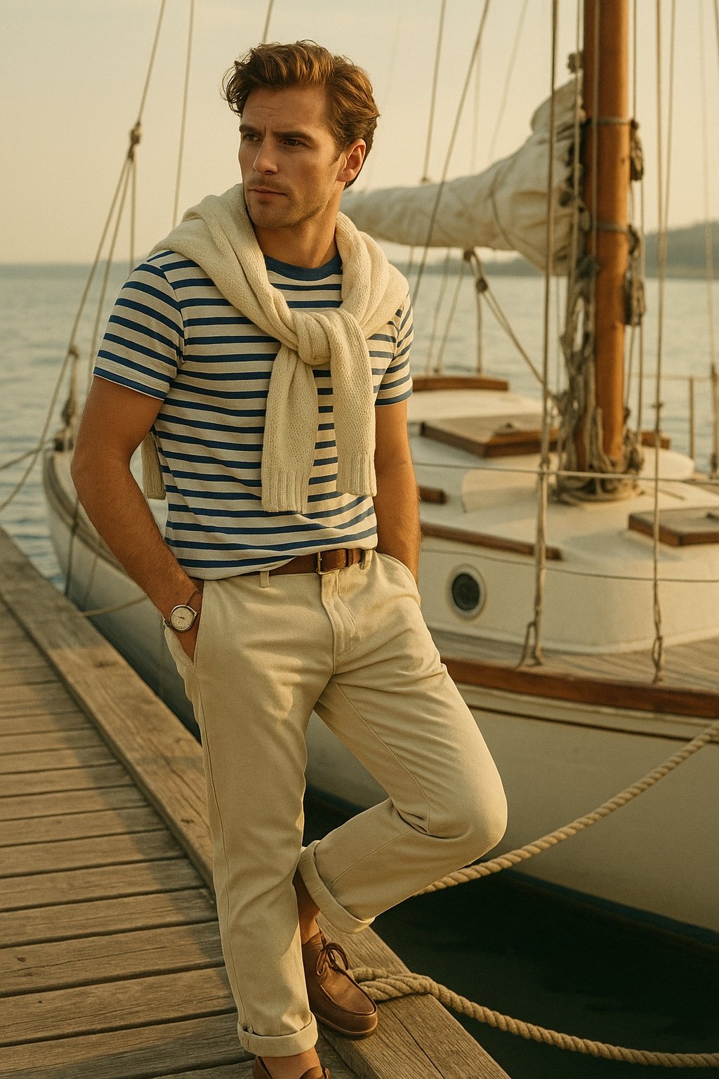 classic marine outfit for men