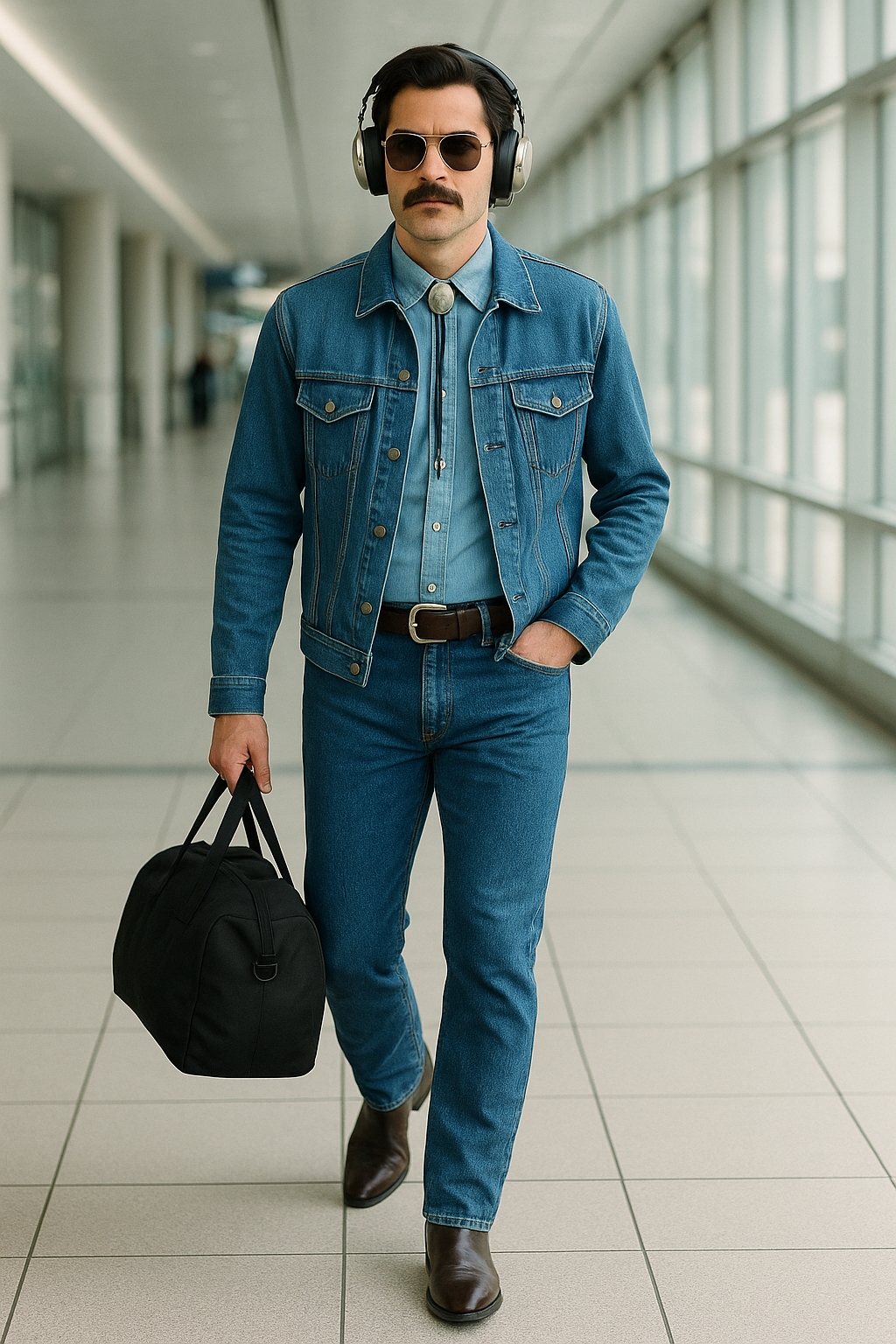 What Is A Canadian Tuxedo A Guide To Denim On Denim Style VAGA Men S Canadian Tuxedo Men