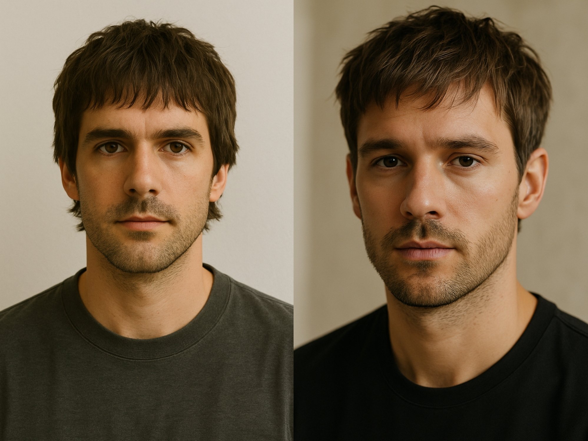 short shag haircuts men