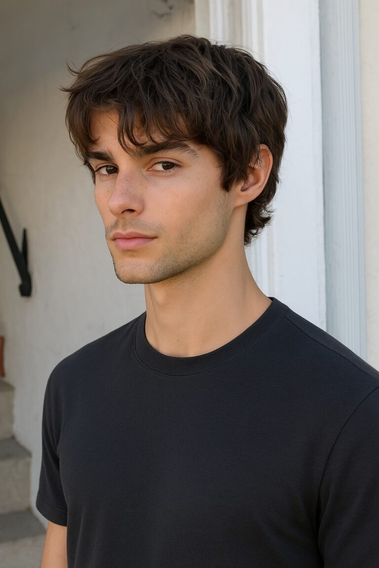 Men’s Short Shaggy Haircuts: Effortless Style with an Edge