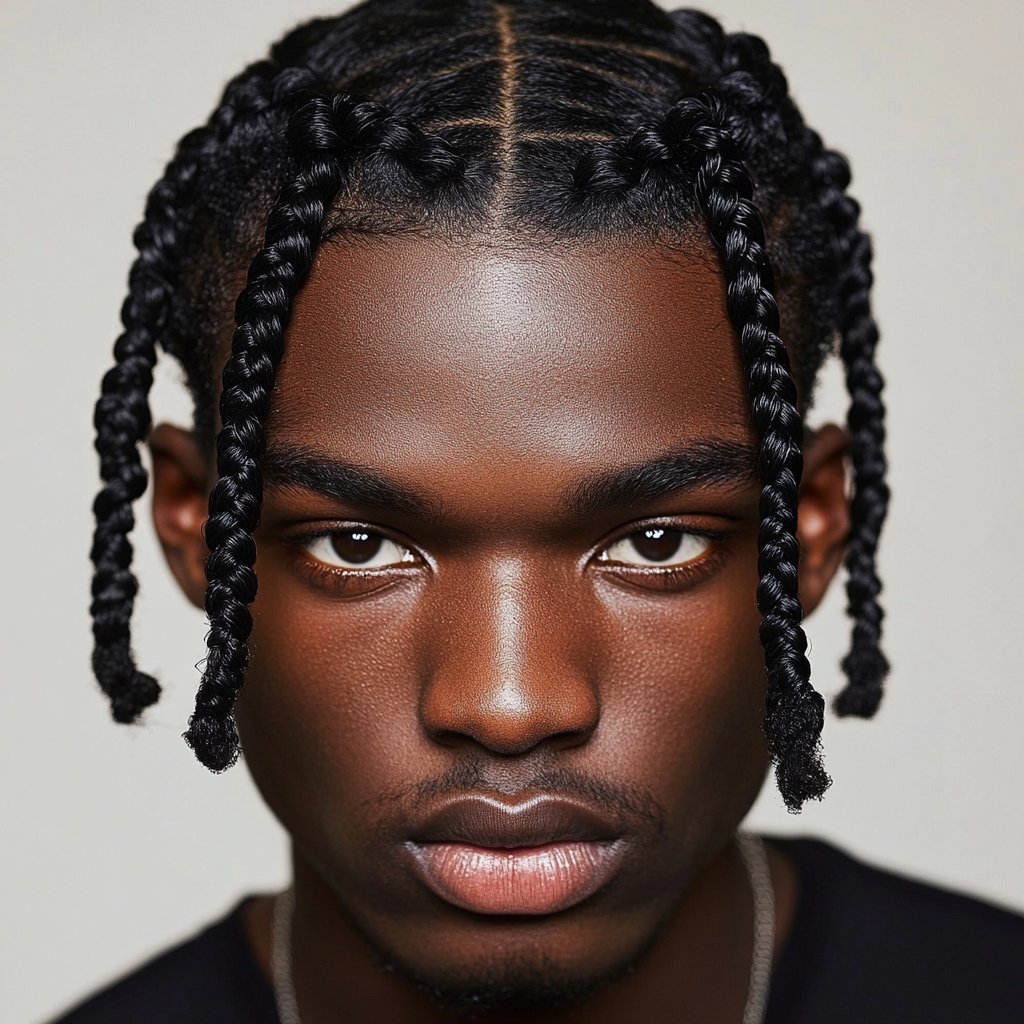 two-strand twist hairstyles men