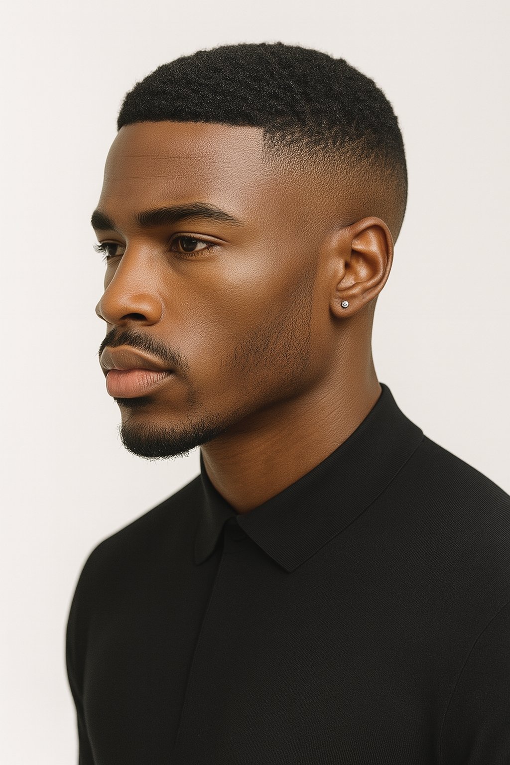 black hair cuts for men