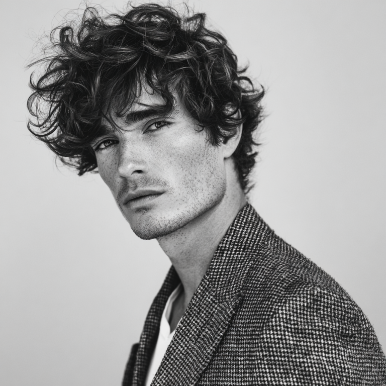 Short and Wavy Hair for Men Top 10 Hairstyles to Elevate Your Look