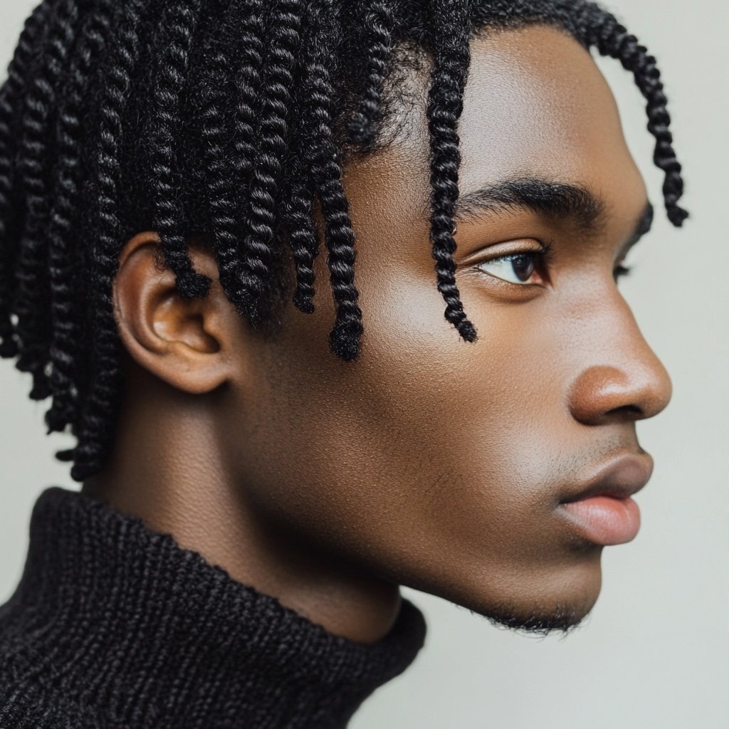 hairstyle for men black