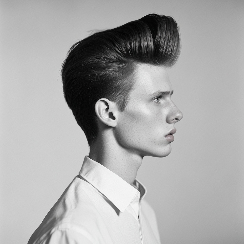 high volume pompadour