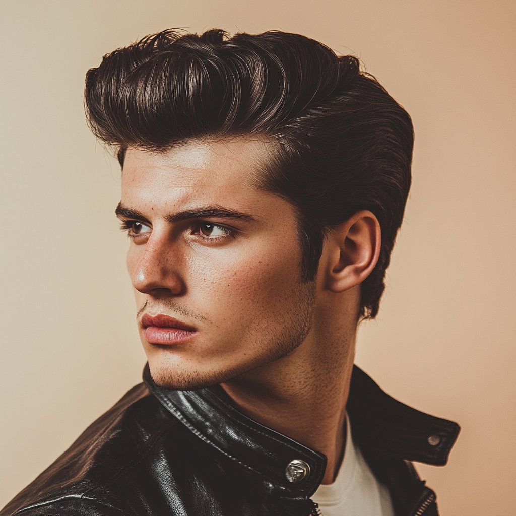 greaser quiff