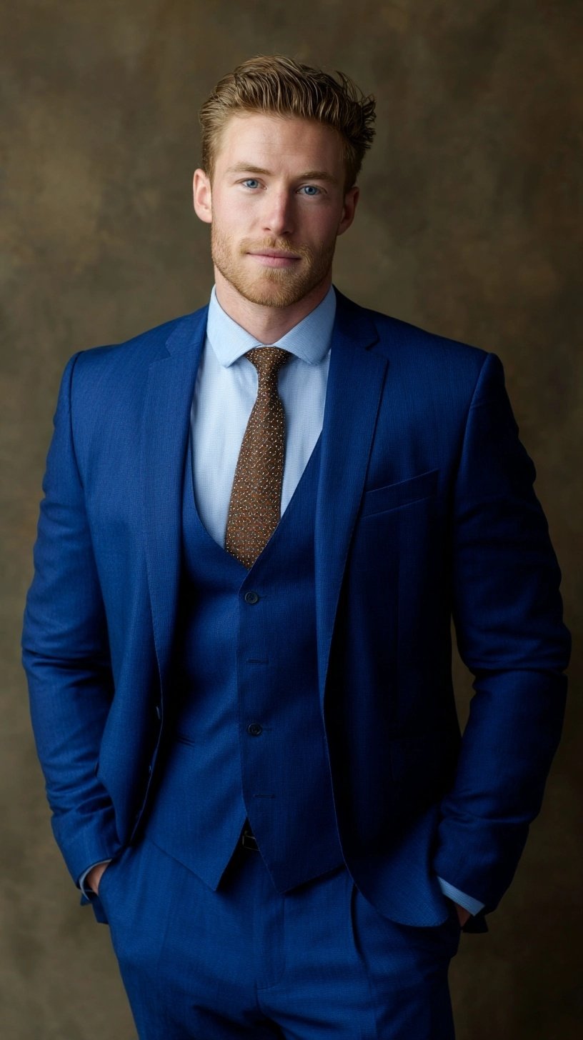 Royal Blue Suit for Wedding