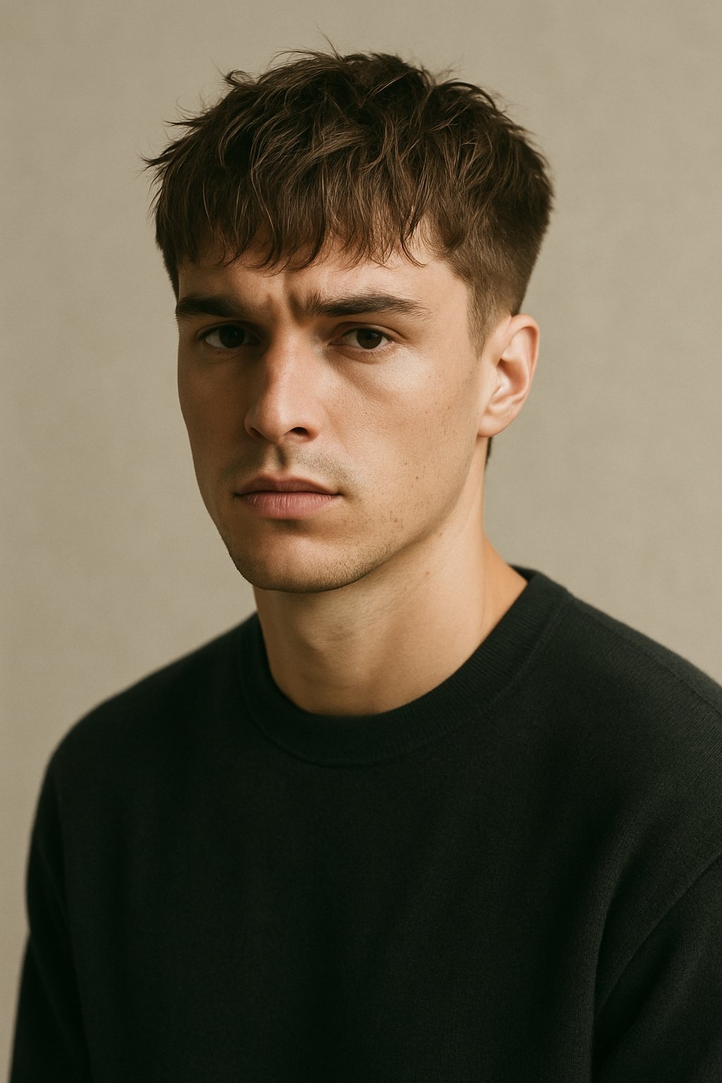 Straight Hair Haircuts for Guys