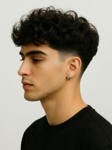 blowout taper textured fringe
