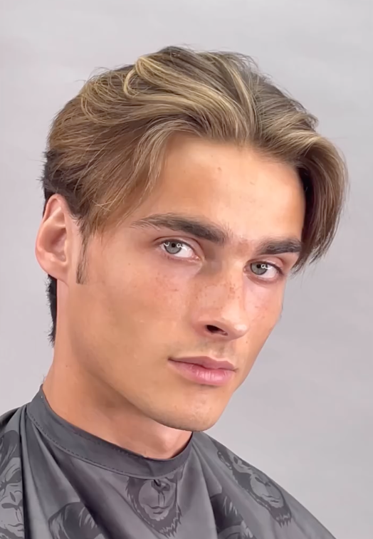 curtain bangs on straight hair