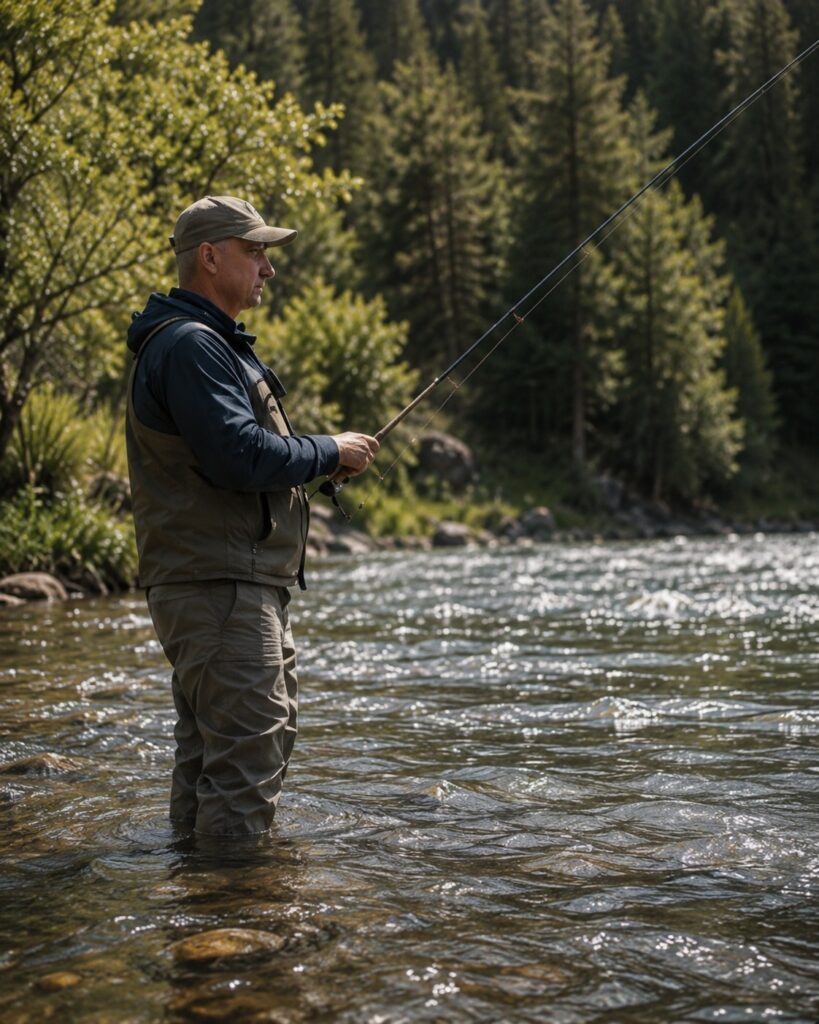 hobbies for older men over 60: fishing
