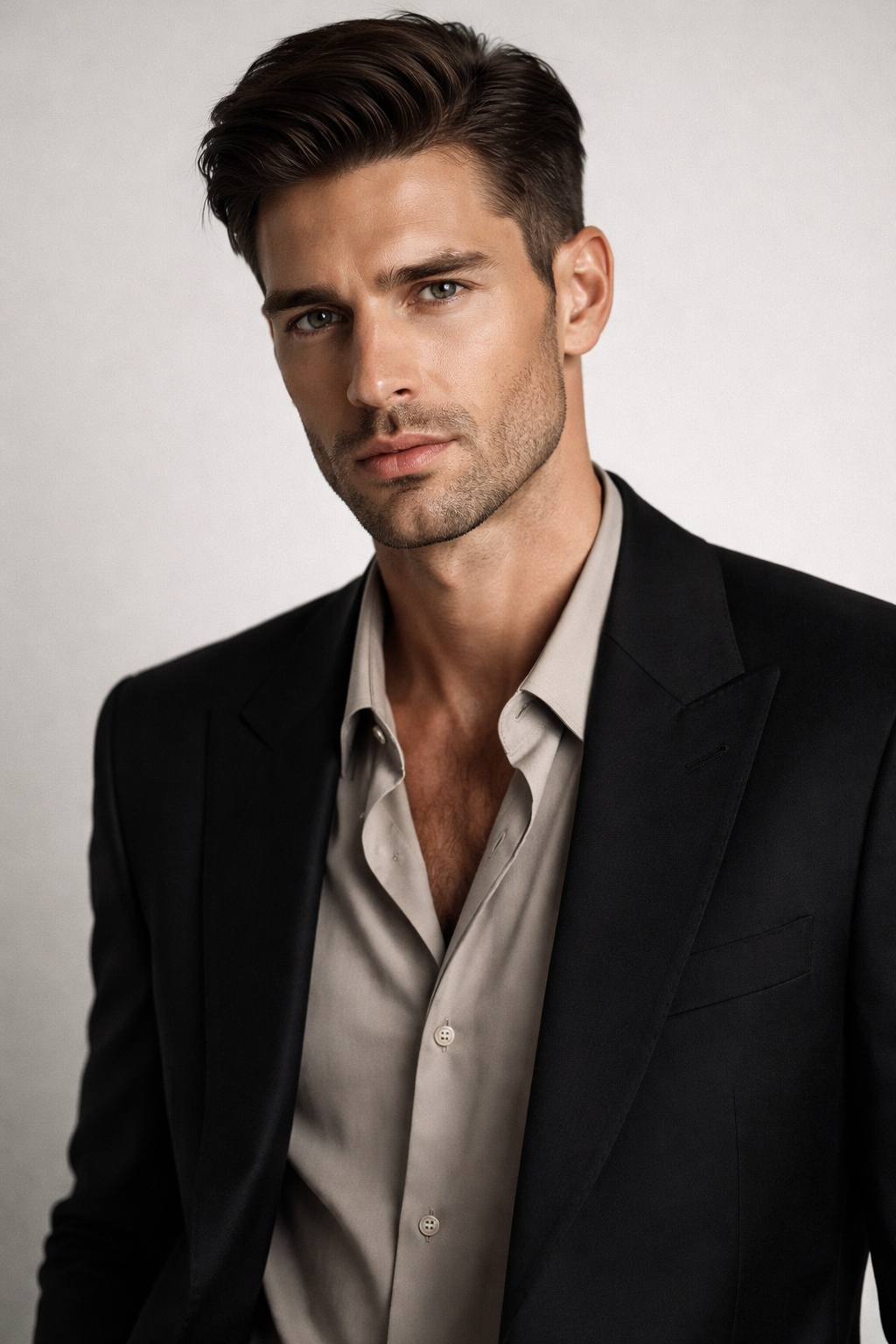 low taper fade straight hair