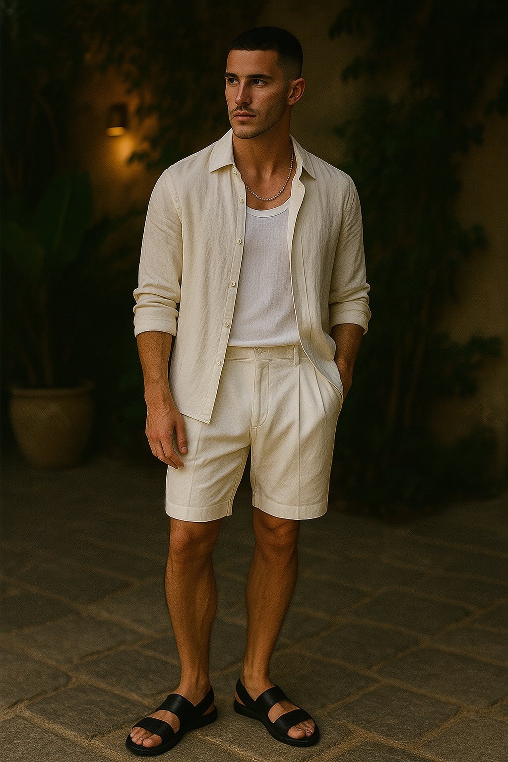all white party men's outfits ideas