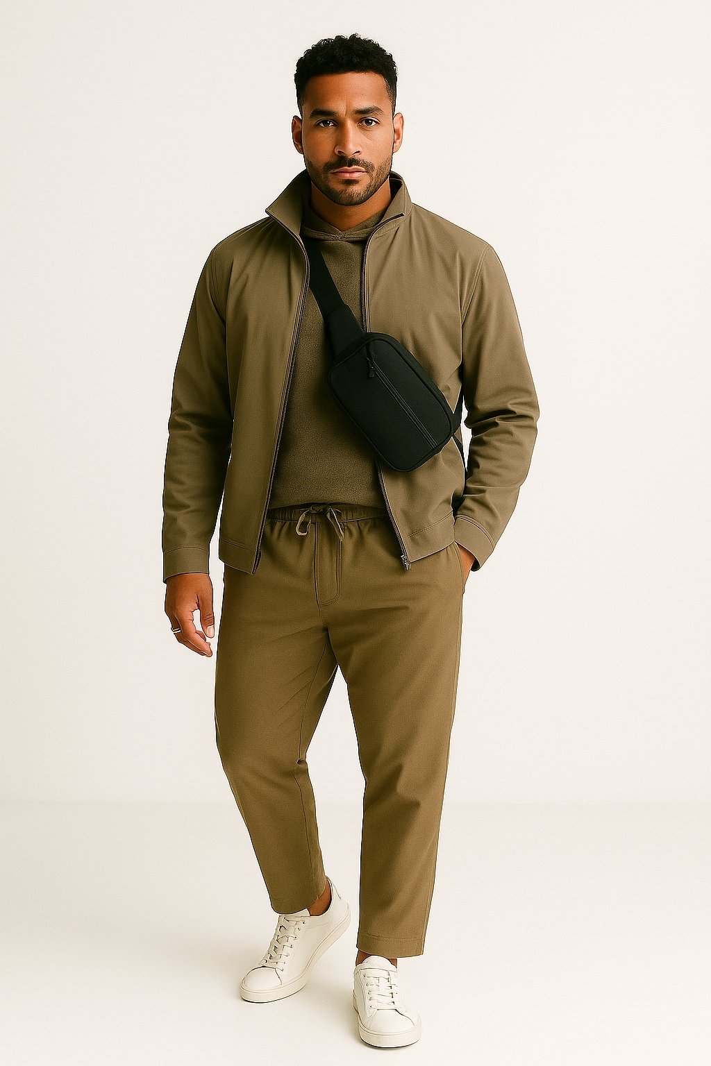 airport khaki pants comfortable outfit