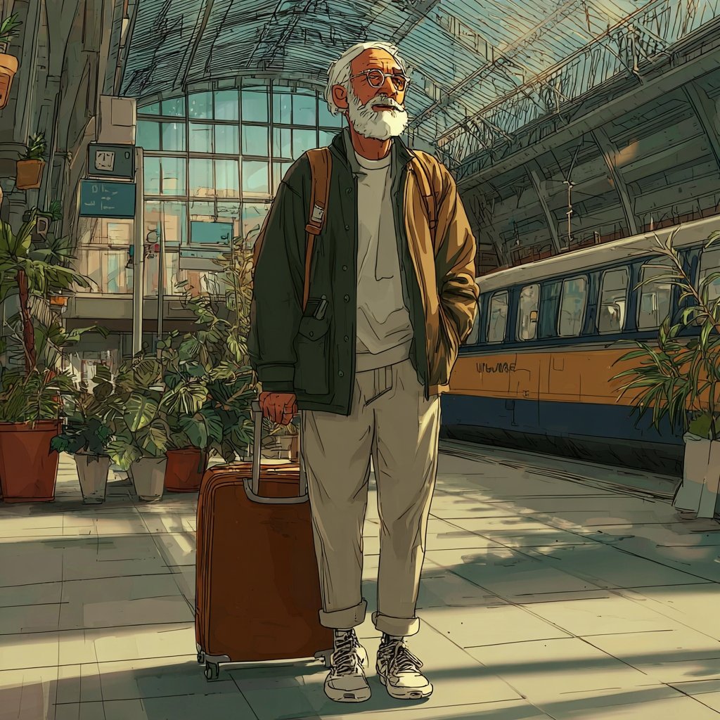 solo travel retired men