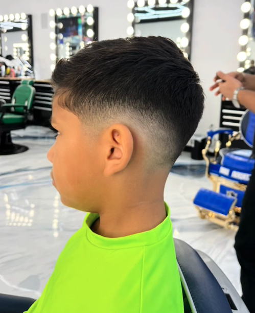 boys fade haircut