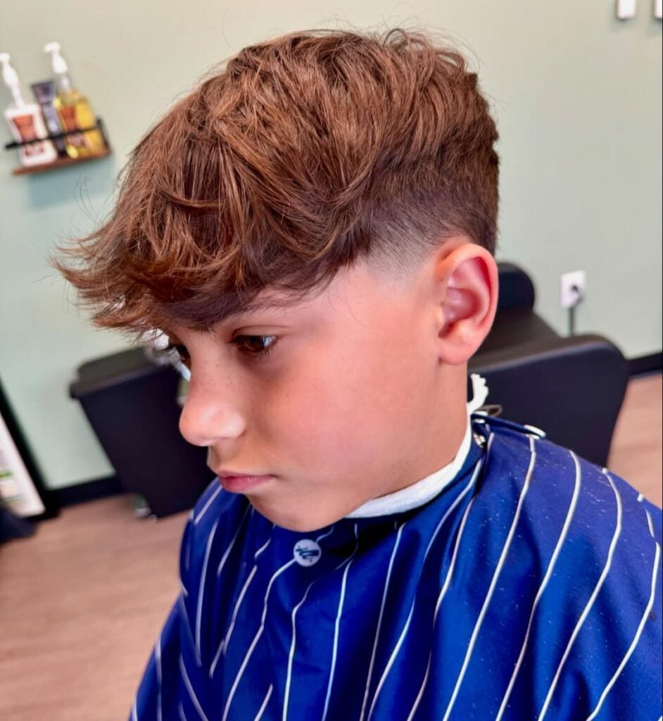 Little boys fade haircut