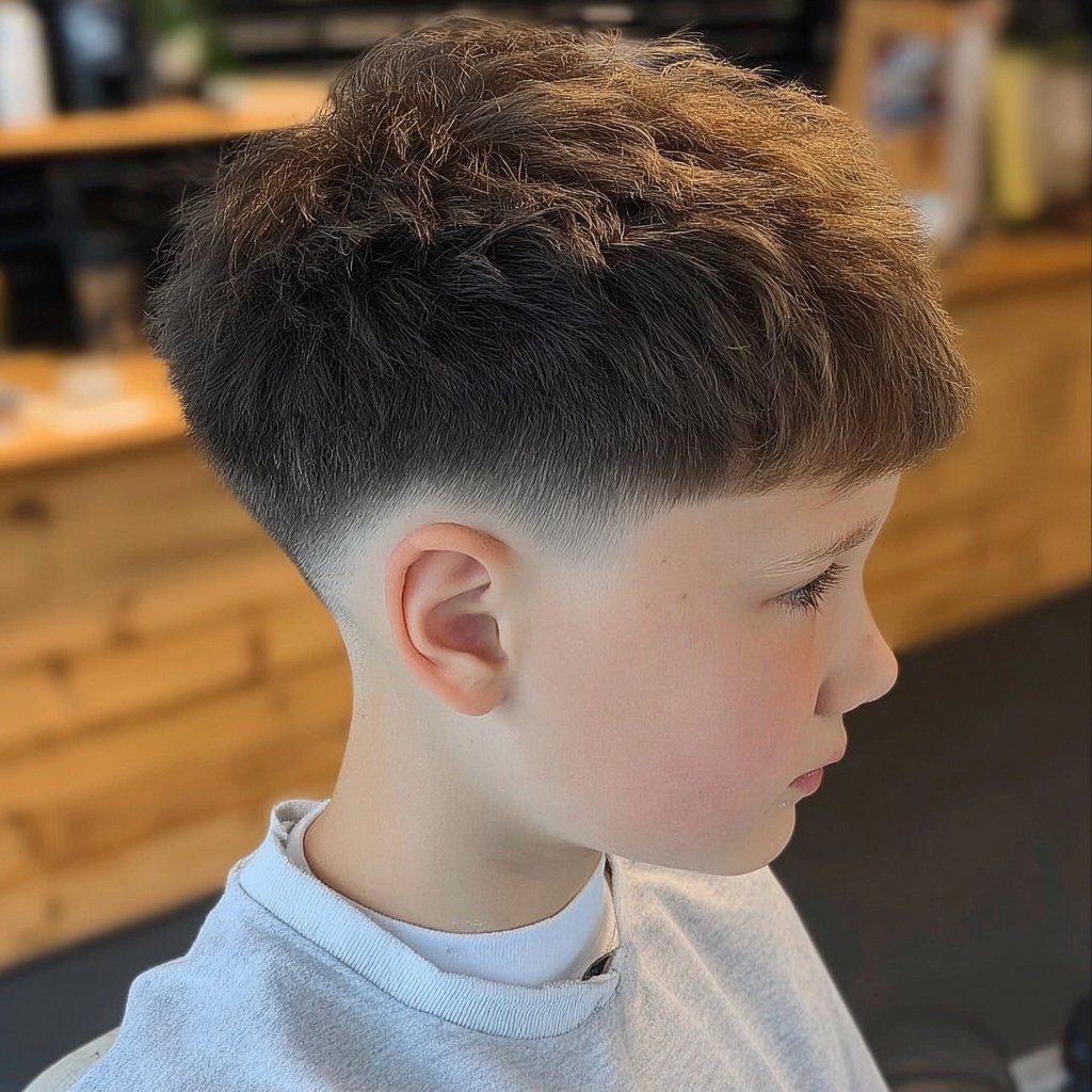 boys fade haircut - low fade